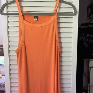 Orange Midi Dress
